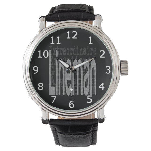 Reloj De Pulsera Lineman Extraordinaire (Anverso)