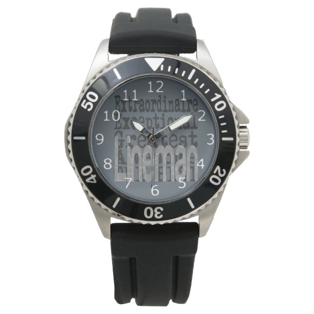Reloj De Pulsera Lineman Extraordinaire (Anverso)