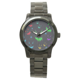 Reloj De Pulsera Linternas de Jack O' coloridas