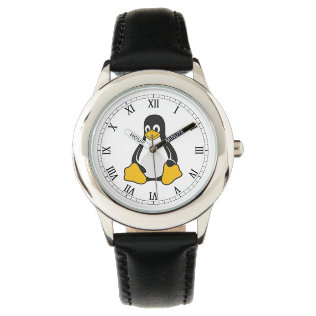 Reloj De Pulsera Linux Tux the Penguin Watch (Anverso)