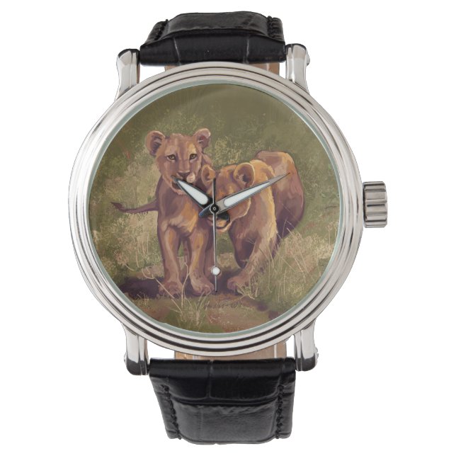Reloj De Pulsera Lion Cubs (Anverso)