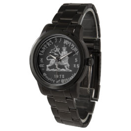 Reloj De Pulsera Lion of Judah - Haile Selassie - Rastafari Watch A