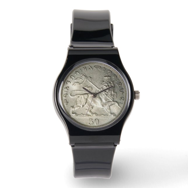 Reloj De Pulsera Lion of Judah Rasta Reggae Roots eWatch  (Anverso)
