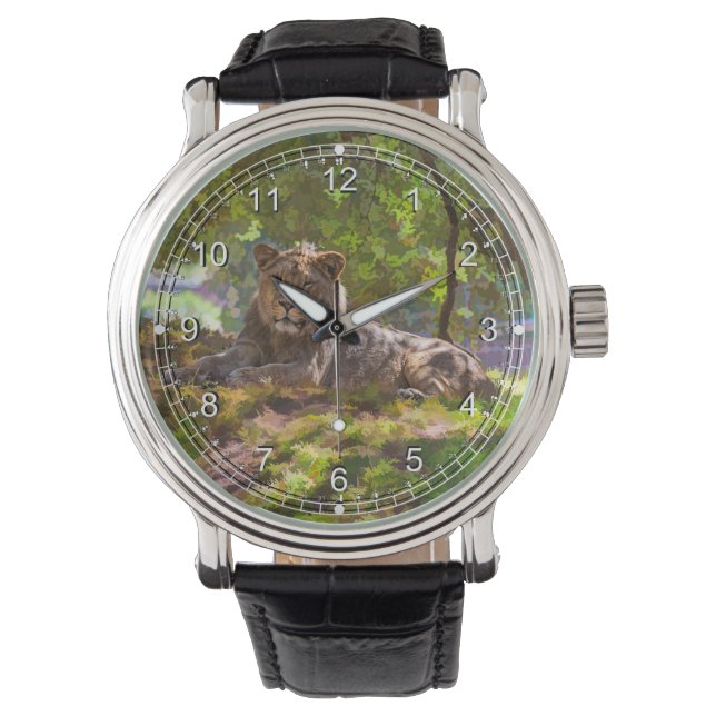 RELOJ DE PULSERA LION REGAL (Anverso)