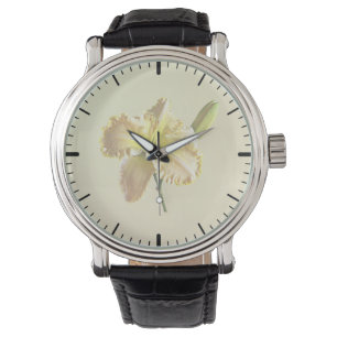 Reloj De Pulsera Lirio amarillo