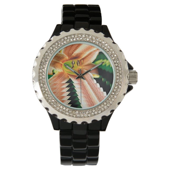 Reloj De Pulsera Lirio de día menguante (Anverso)