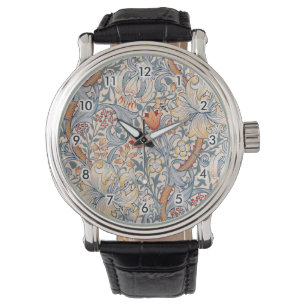 Reloj De Pulsera Lirio dorado, William Morris