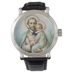 Reloj De Pulsera Lirios tradicionales de Jesús del niño de San Jo