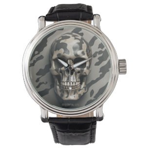 Reloj De Pulsera LITE Memento Mori Camo Skull EXISTENCIAL