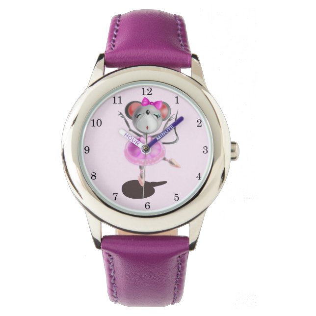 Reloj De Pulsera Little Ballerina Mouse (Anverso)