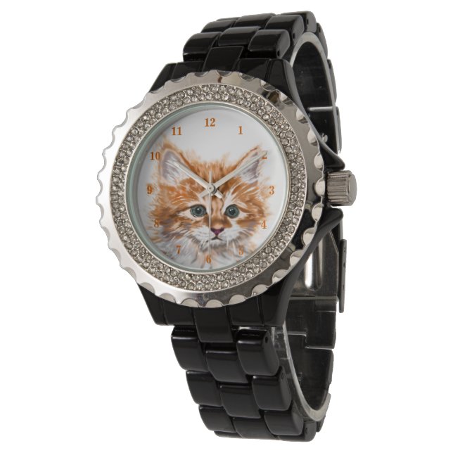 Reloj De Pulsera Little Cat Watch I Love Mascotas (Angular)