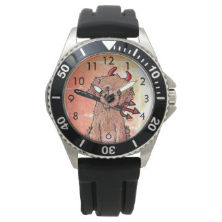 Reloj De Pulsera Little Devil Red DOODLEMOJI Watch