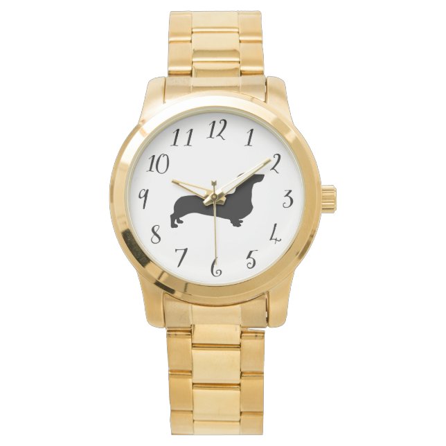 Reloj De Pulsera Little Doxie - Dachshund Watch (Anverso)