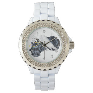 Reloj De Pulsera Little Resting Scottie Angel