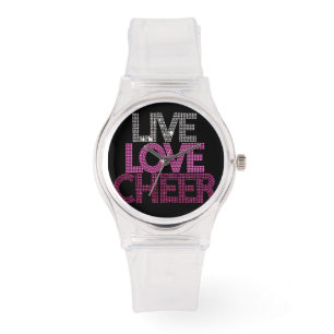 Reloj De Pulsera Live Love Cheer Watch