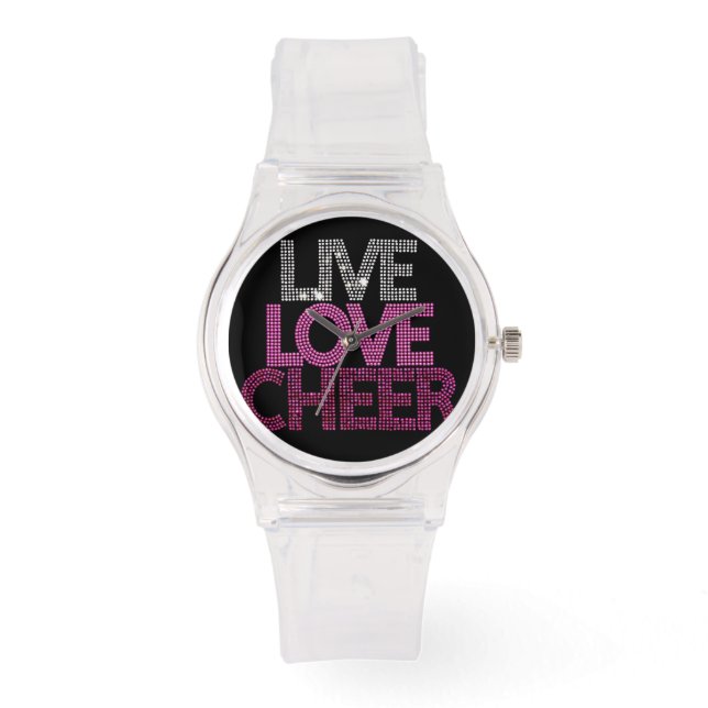 Reloj De Pulsera Live Love Cheer Watch (Anverso)