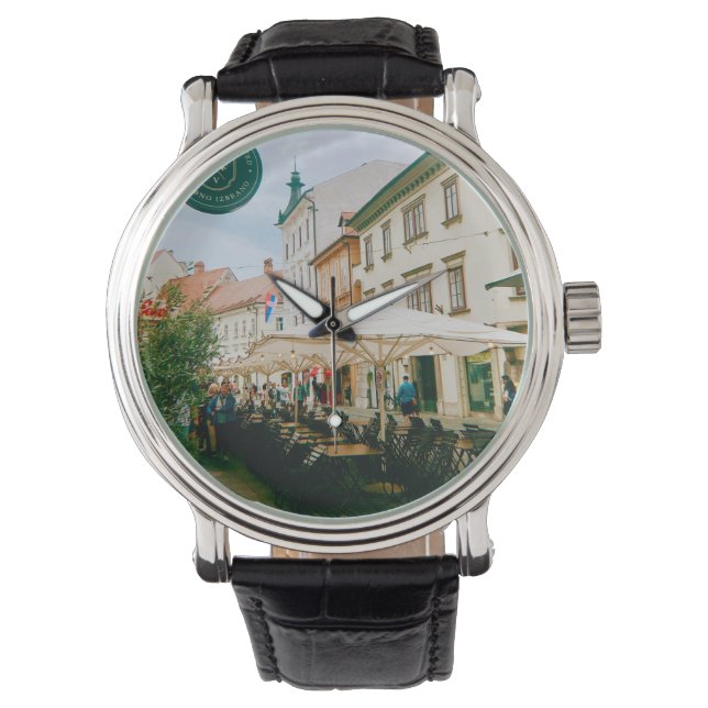 Reloj De Pulsera Ljubljana Cityscape (Anverso)