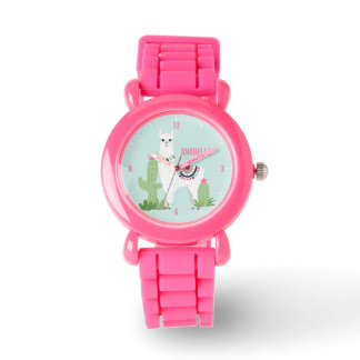 Reloj De Pulsera Llama al desierto personalizada Chica