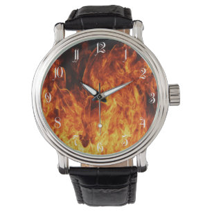 Reloj De Pulsera Llama naranja