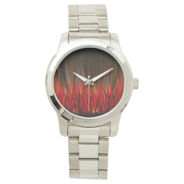 RELOJ DE PULSERA LLAMAS DE INCENDIO (Anverso)