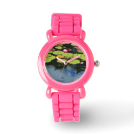 Reloj De Pulsera Lloto rosa en lluvia