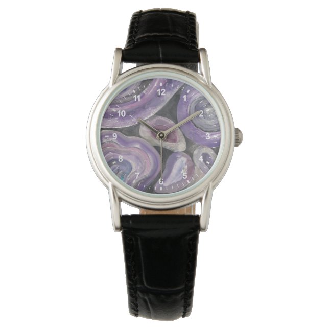 Reloj De Pulsera Lluvia circular (Anverso)