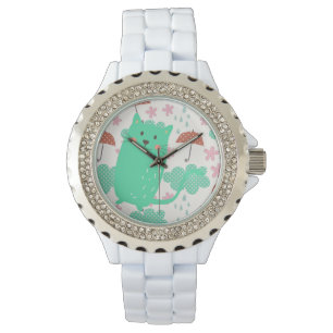 Reloj De Pulsera Lluvia de gatos