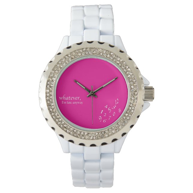 Reloj De Pulsera Lo que sea que esté atrasado Watch (Anverso)