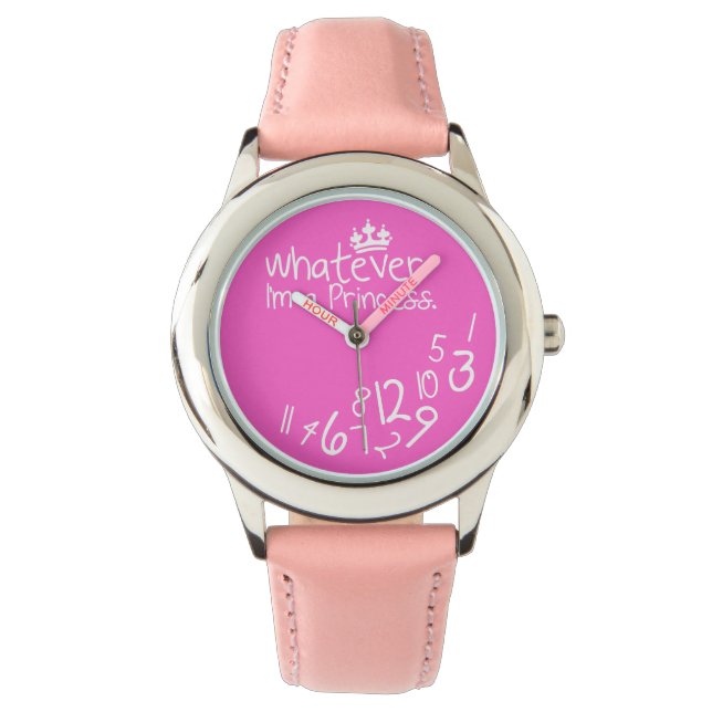 Reloj De Pulsera lo que sea, soy una princesa (Anverso)