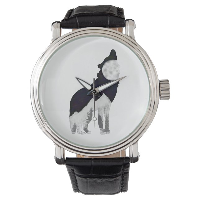 Reloj De Pulsera Lobo (Anverso)