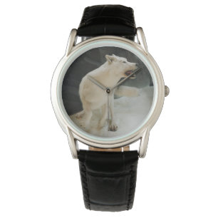 Reloj De Pulsera Lobo blanco