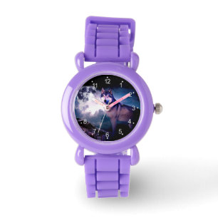Reloj De Pulsera Lobo lunar