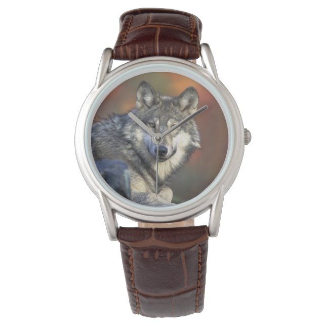 Reloj De Pulsera Lobo Mens Classic Watch/Willife (Anverso)