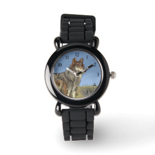 Reloj De Pulsera Lobo mexicano