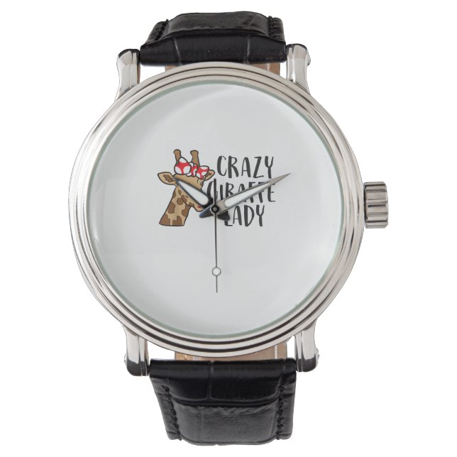 Reloj De Pulsera Locas jirafas de mujeres (Anverso)