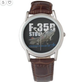 Reloj De Pulsera Lockheed Martin F-35B Luchador sigiloso Lightning