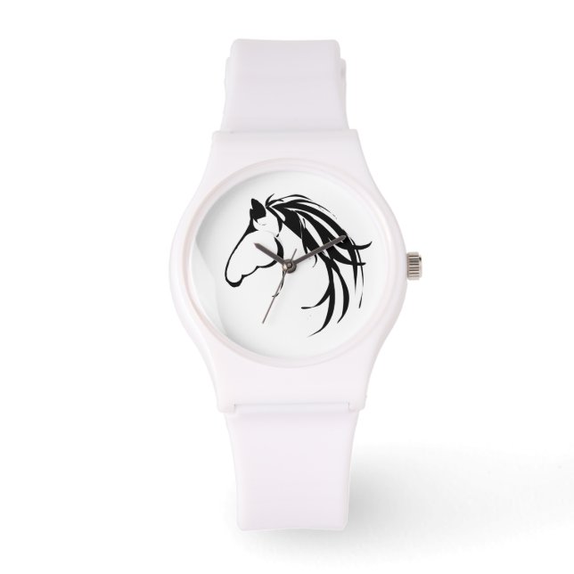 Reloj De Pulsera Logo clásico de Cabeza de Caballo para todos los a (Anverso)