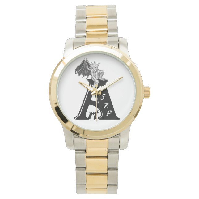 Reloj De Pulsera Logo de ArtKSZP con GOLEM - Gargoyle (Anverso)