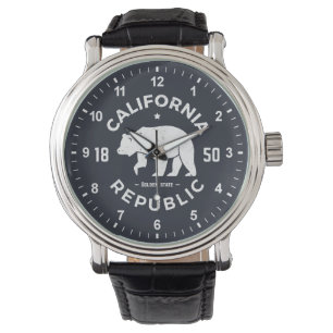 Reloj De Pulsera Logo de California   Estado de Oro
