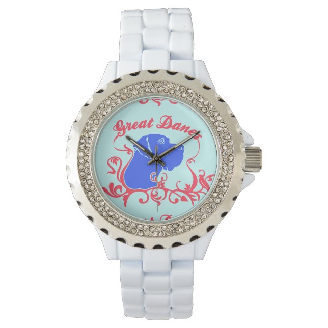 Reloj De Pulsera Logo de Gran Danés (Anverso)