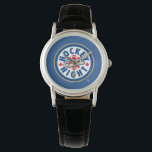 Reloj De Pulsera Logo de la Noche de Hockey en Canadá<br><div class="desc">El presente logotipo utilizado desde 1998. La noche de hockey en Canadá es la marca usada para las presentaciones de televisión canadienses de la Liga Nacional de Hockey. Aunque el nombre se ha usado para todas las transmisiones de NHL en CBC Television (independientemente de la hora del día), Hockey Night...</div>