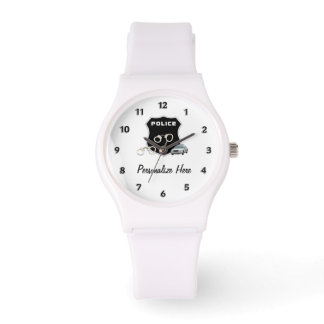 Reloj De Pulsera Logo De Policías