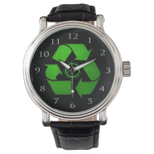 Reloj De Pulsera Logo de reciclaje de Shirley Taylor