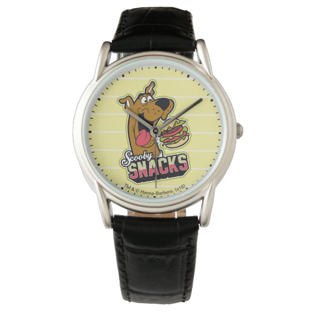 Reloj De Pulsera Logo de Scooby-Doo "Snacks Scooby" (Anverso)