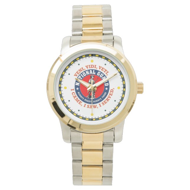 Reloj De Pulsera Logo del Escudo de la Guardia Nacional (Anverso)