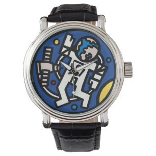 Reloj De Pulsera Logo del parche de la misión Mir-Altair