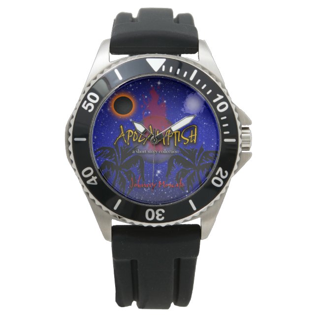 Reloj De Pulsera Logo del Planeta Apocalíptico (Anverso)