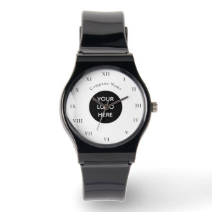 Reloj De Pulsera Logotipo comercial Black Professional Company Watc