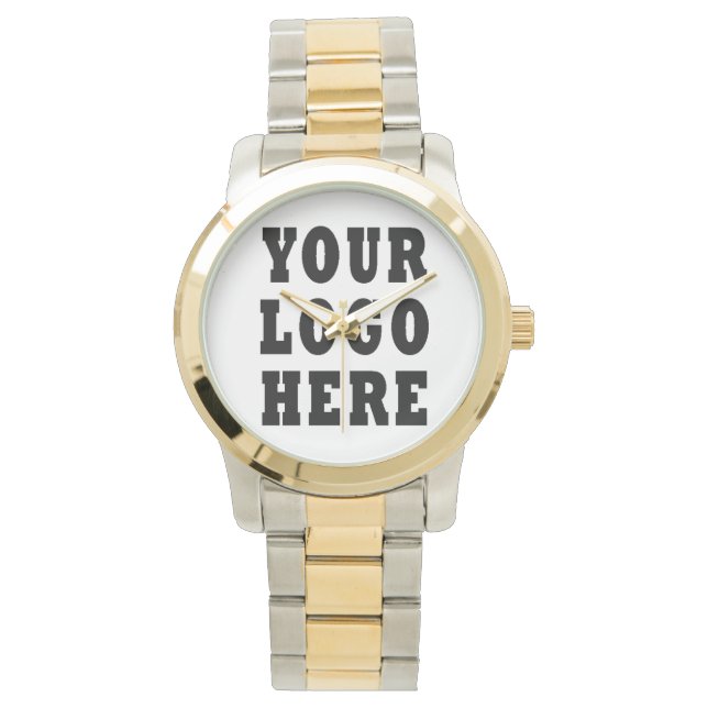 Reloj De Pulsera Logotipo comercial de la empresa personalizado (Anverso)