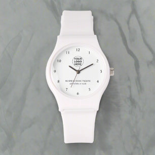 Reloj De Pulsera Logotipo comercial promocional y blanco del texto